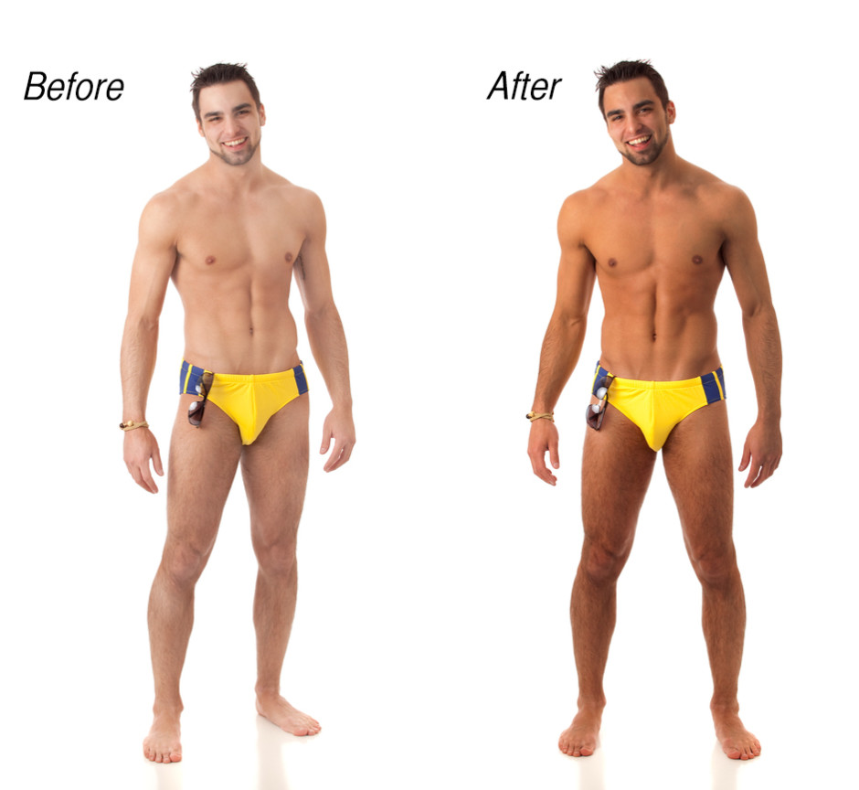 Bikini waxing photo before after